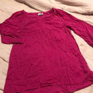 3/4 Sleeve Girls Blouse - Size L (10-12)